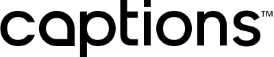 Captions logo