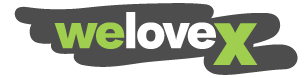 We Love X logo