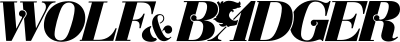 Wolf & Badger logo