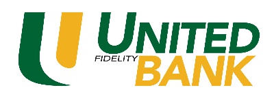 United Fidelity Bank logo