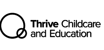 THRIVE CHILDCARE AND EDUCATION logo