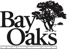BAY OAKS COUNTRY CLUB logo