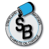 Strickland Brothers 10 Minute Oil Change logo
