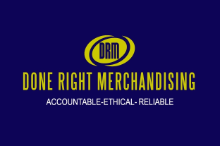 Done Right Merchandising logo