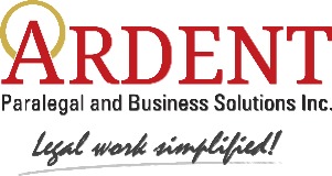 Ardent Paralegal and Business Solutions Inc. logo