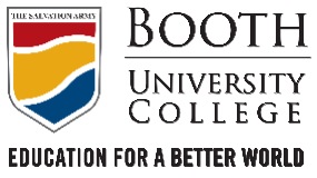 Booth University College logo