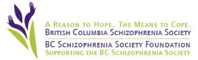 British Columbia Schizophrenia Society logo
