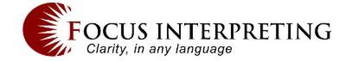Focus Interpreting logo