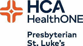 HCA HealthONE Presbyterian St. Luke's logo