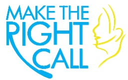 Make The Right Call logo