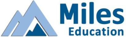 Miles Education logo