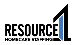 Resource 1 Homecare Staffing, LLC. logo