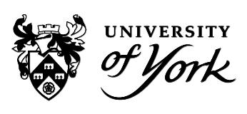 UNIVERSITY OF YORK logo