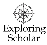 Exploring Scholar logo
