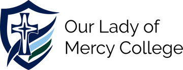 Our Lady of Mercy College logo