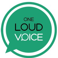 One Loud Voice for Women logo