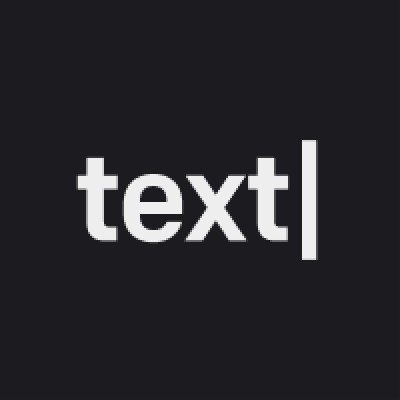 Text logo