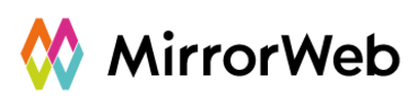 MirrorWeb logo