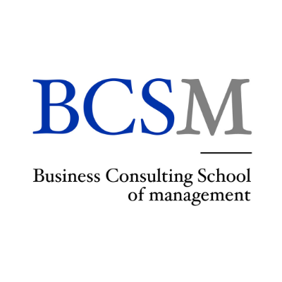 BUSINESS CONSULTING SCHOOL OF MANAGEMENT logo