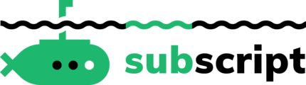 Subscript logo