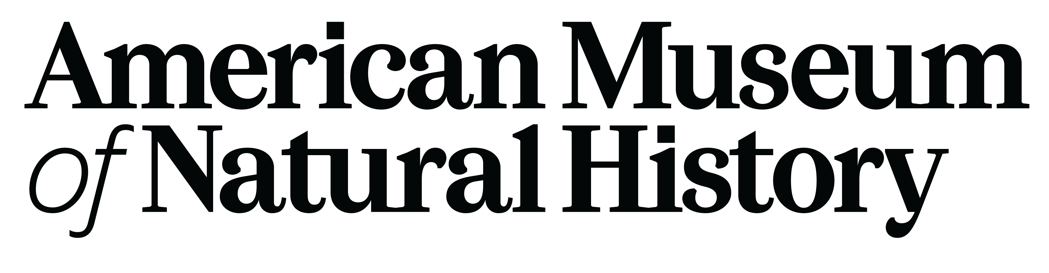 American Museum of Natural History logo