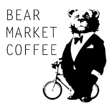 Bear market coffee logo