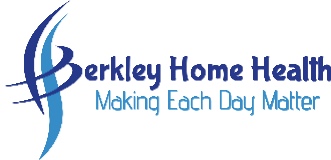 Berkley Home Health Care logo
