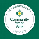 Community West Bank logo