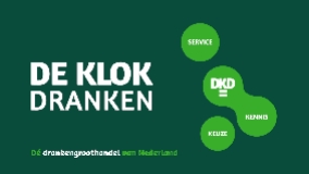 De Klok dranken logo