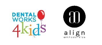 Dental Works 4 Kids and Align Orthodontics logo