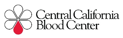 CENTRAL CALIFORNIA BLOOD CENTER logo