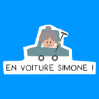 En Voiture Simone logo