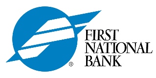 First National Bank logo
