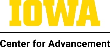 University of Iowa Center for Advancement logo