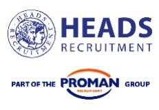 Heads Recruitment logo
