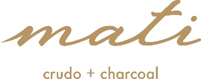 Mati Crudo + Charcoal logo