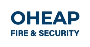 OHEAP FIRE & SECURITY logo