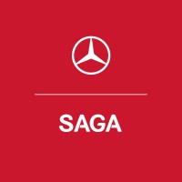 SAGA Mercedes-Benz logo