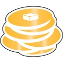 Stacked Pancake & Breakfast House logo