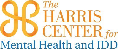 The Harris Center for Mental Health and IDD logo